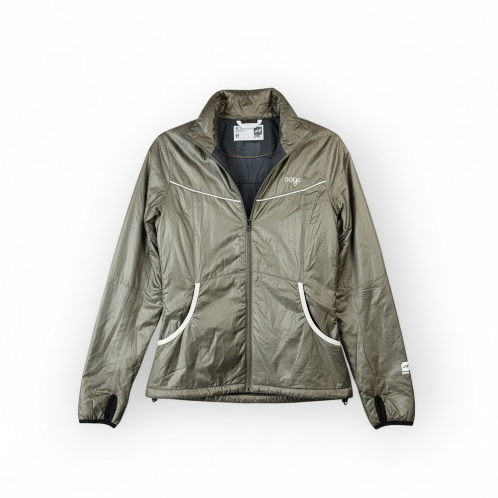 Orage Lightweight Jacket Women’s Small Green Full Zip Outdoor Windbreaker